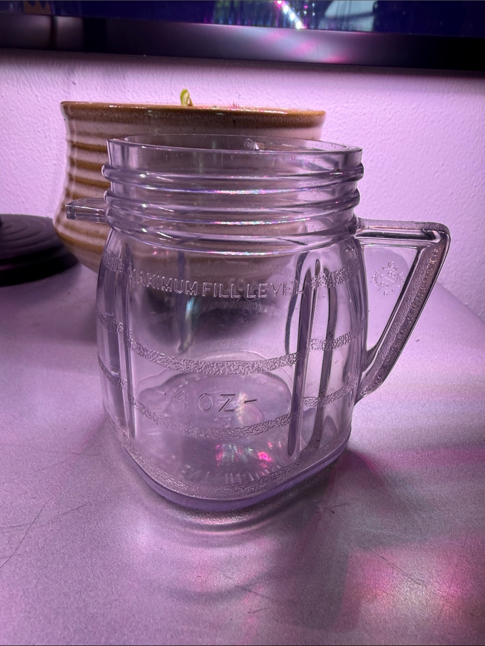 VTG Oster Osterizer "Mini Blend & Store" plastic jar